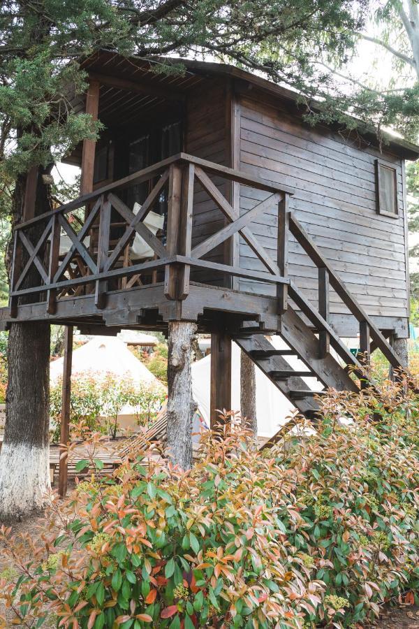 Nisi Glamping Hotel Paralía Rachon Ngoại thất bức ảnh
